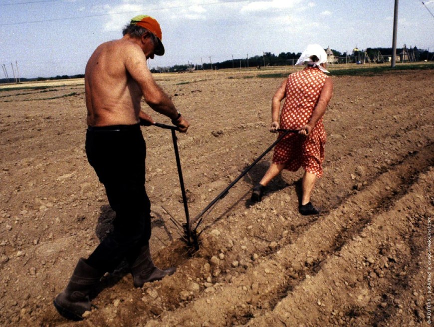 Пахать землю