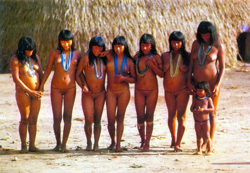 Индейцы с реки Xingu (Шингу)