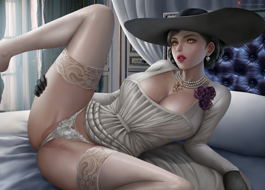 Resident Evil Village леди Димитреску futa
