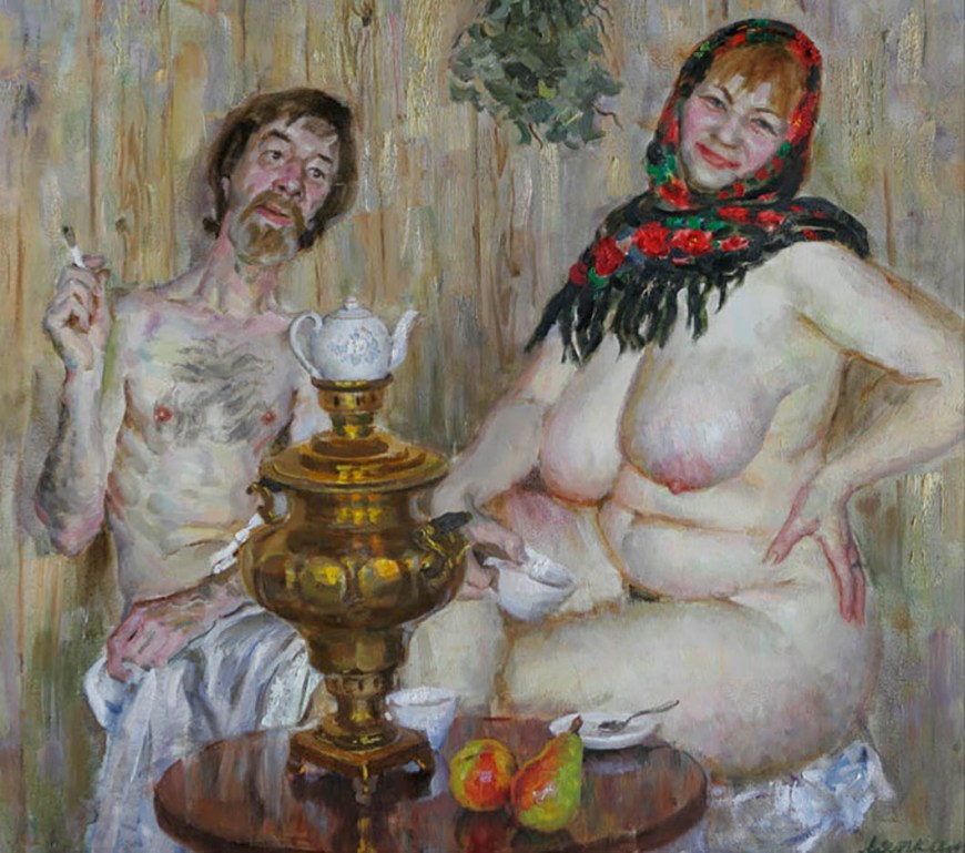 Ляпкало Виктор картины баня